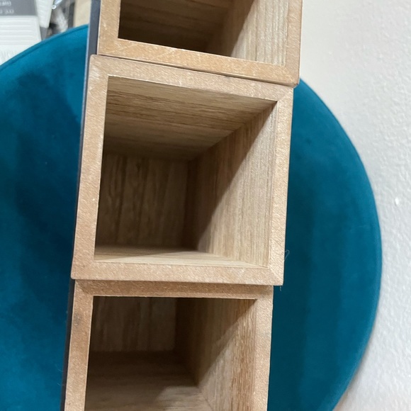 Brown 5 pcs set wooden make up organizer Rae Dunn - Picture 3 of 9